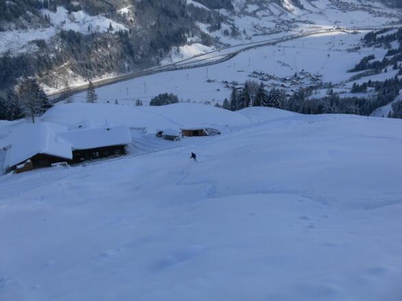 Amoseralm über dem Gasteinertal