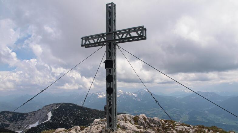 Gipfelkreuz der/des Hohen Nock (1963 m)
