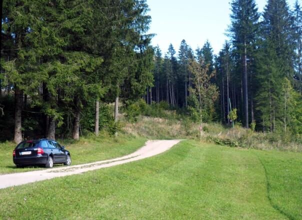 Start: Brückerl 645m am Güterweg Rinnerberg