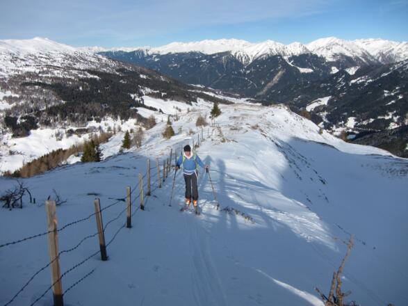 Auf ca. 2000 m erreichen wir den Nordrücken zum Niederenberg.