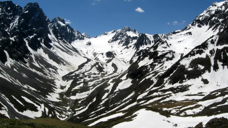 Blick Richtung Süden zum Längentaler Joch