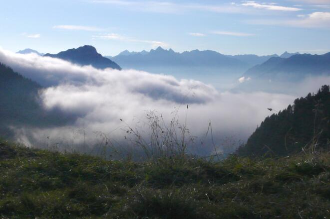 Morgenstimmung an der Muttekopfhütte