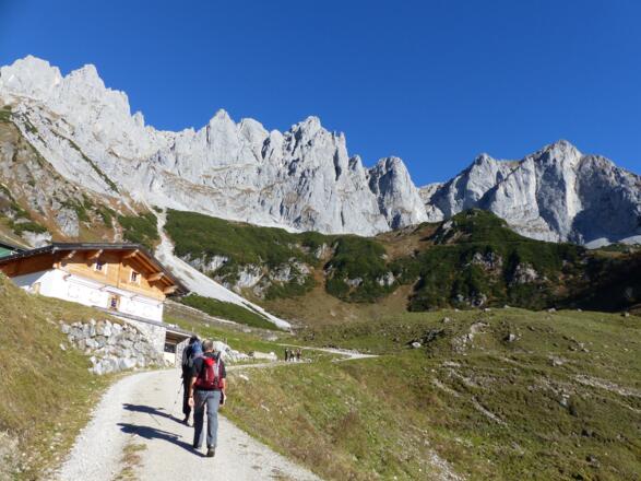 Bei der Ob. Regalm auf 1313 m.