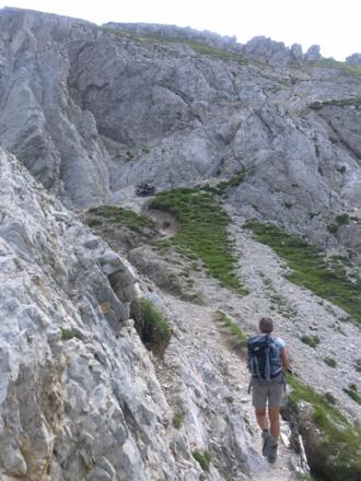 Westflanke der Reither Spitze