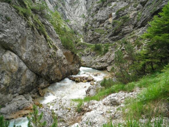 Tolle Landschaft in der Gleirschklamm