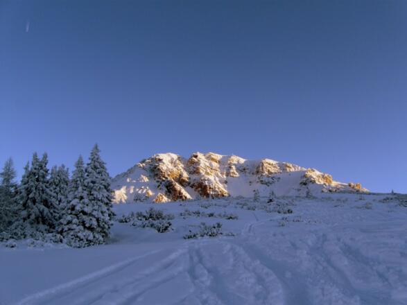 Sonnenuntergang auf der Nockspitze