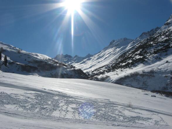 Nach der Gampenalpe wird es ruhiger,