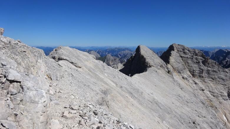 Der Übergang zur Westll. Ödkarspitze.