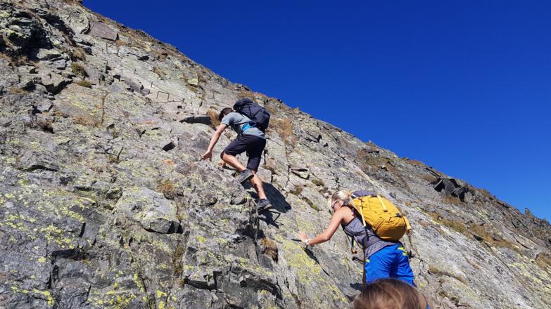 Steiler versicherter Aufschwung
