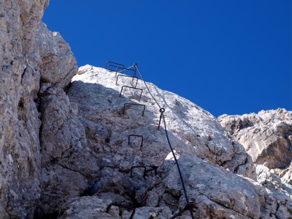 Der Stodertaler Klettersteig