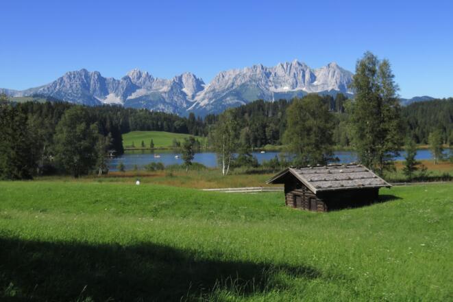 Hier am Schwarzsee gehts los