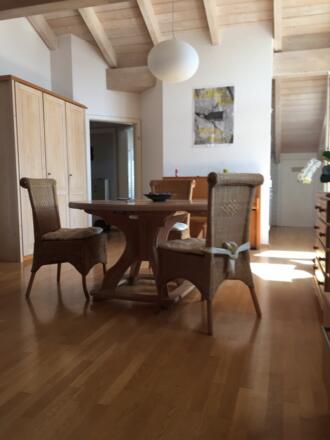 Essbereich Ferienwohnung Proschka