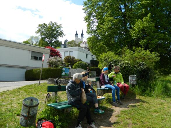 Rastplatz gegen Pöstlingberg