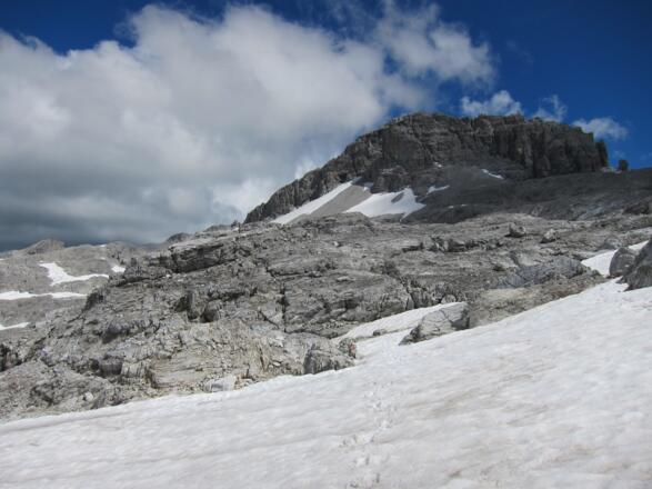 Mosermandl rückwärtiger Abstieg / Überschreitung (2680 m) (4.7.2016)