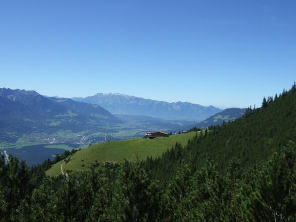 Frassenhütte im Blick