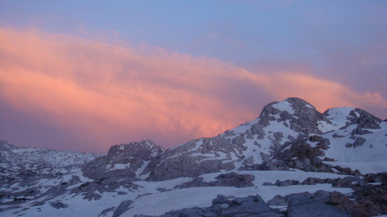 Abendstimmung am Ingolstätter Haus