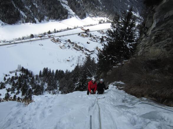 in der 2. Seillänge