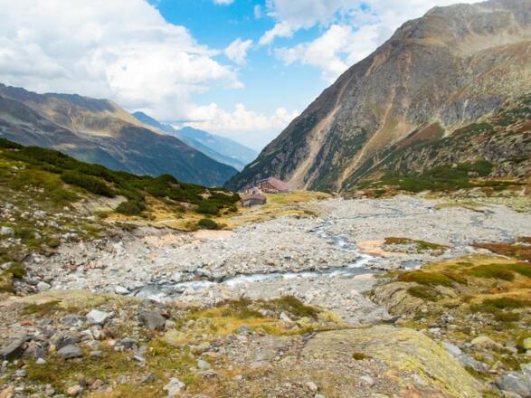 Das Foto wurde etwas oberhalb der Sulzenauhütte aufgenommen.