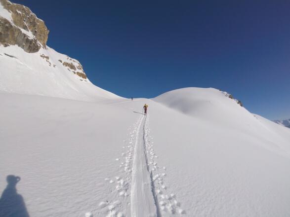Der zweite Aufstieg zum Unteren Malfragkopf
