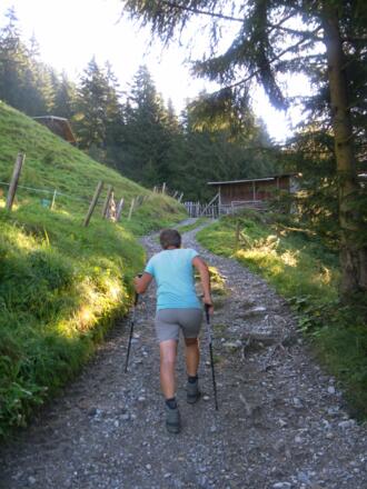 steiler Ziehweg