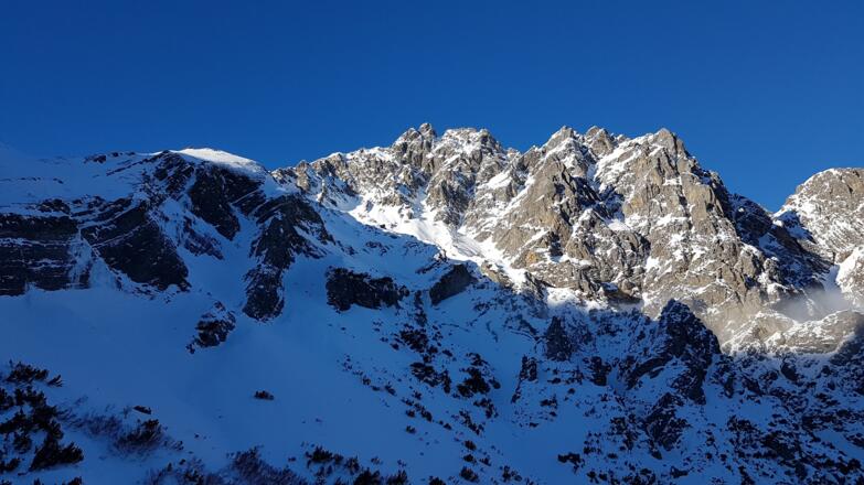 Blick Richtung Reichspitze im Aufstieg zum Galtseitenjoch