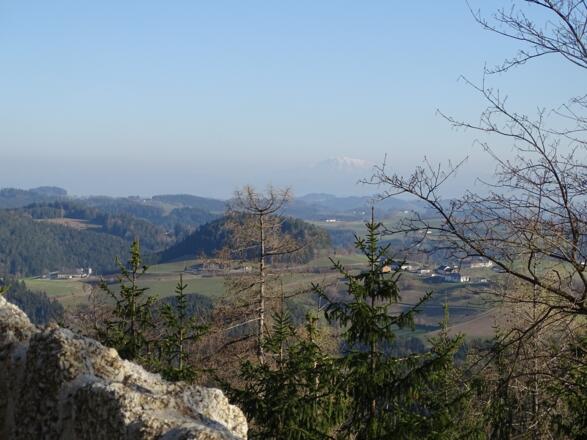 Herrliche Aussicht zum Ötscher