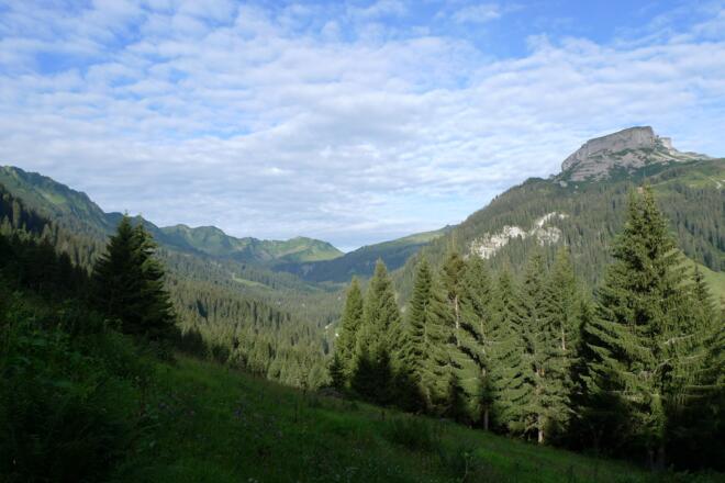 Herrliche Ausblicke auf den Ifen