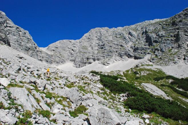 Der Hebenkas vor dem oberen Finsterriegelkar