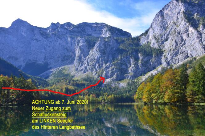 Ab 7. Juni 2020 NEUER Zugang zum Schafluckensteig!!