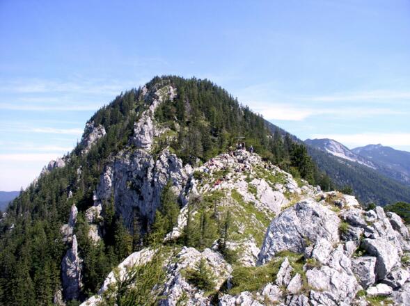 Am Vorgipfel des Gr. Schobersteins 1025m