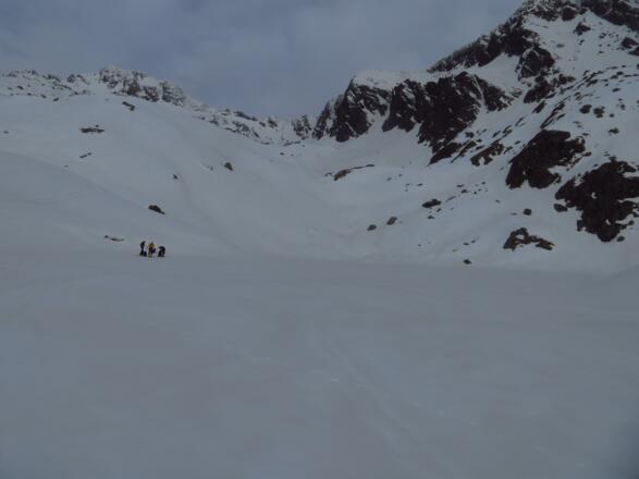 schneebedeckten Stubensee.