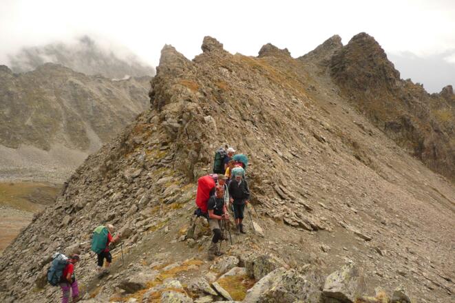 Zwischen Sandjoch und Breitlehnjöchl
