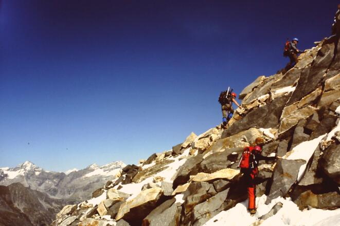 Gratbeginn 2295m