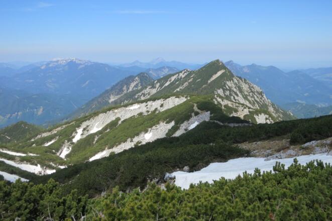Rückblick zum Schillereck und Spering