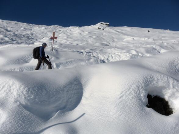 Abzweig von der Lampsenspitze-Route
