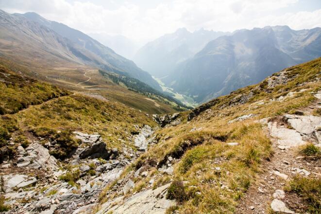 Rückblick ins Tal