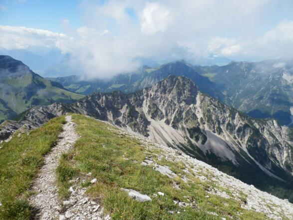 Kurz vor dem Galinakopf