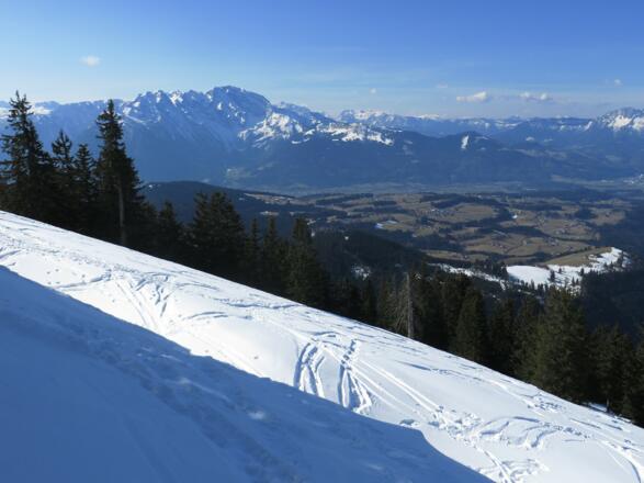 Ideale Neigung, hier gibts den besten Pulverschnee