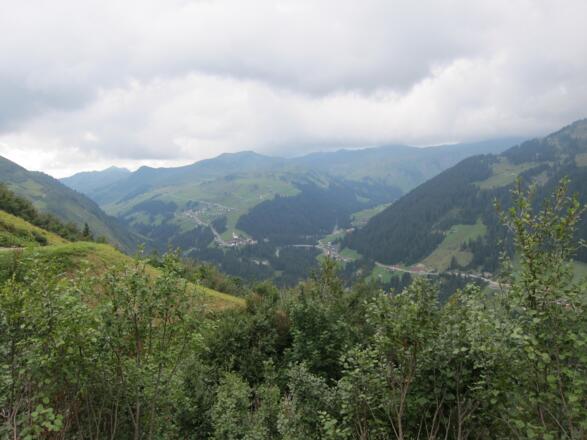 Richtung Damüls (19. August 2013)