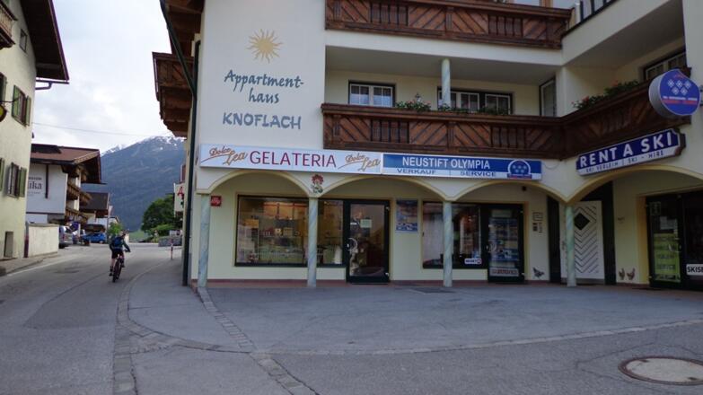 Und hier noch die Gelateria Dolce Lea am Dorfplatzl von Neustift.