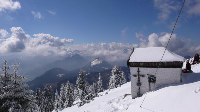 Spitzstein mit Gipfelkapelle