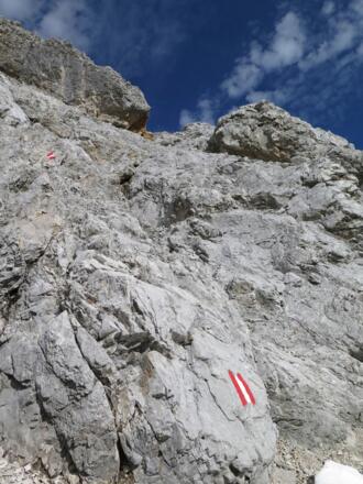 Die Kletterstellen in Nahaufnahme