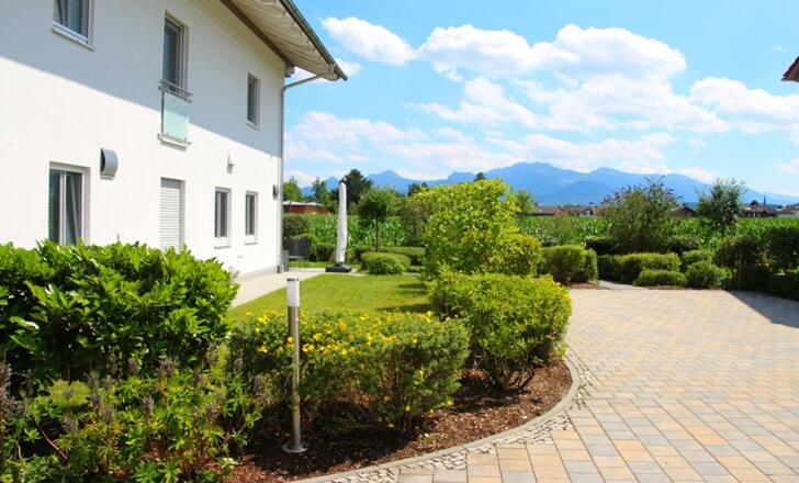 Ausblick Ferienwohnung Chiemsee-Edelweiß
