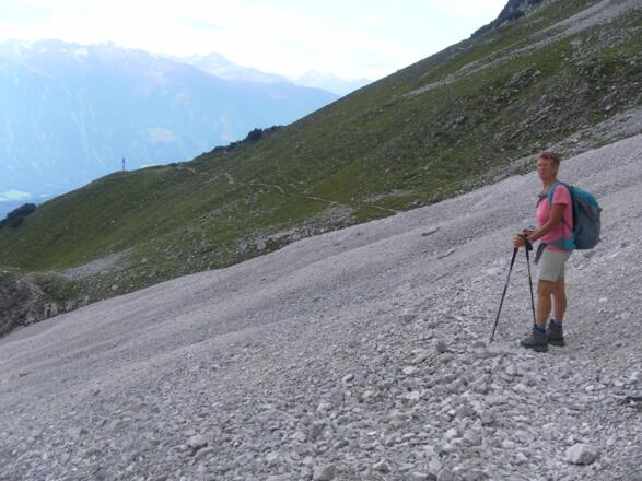 Geröllfeld zum Wetterkreuz