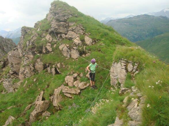 Ausstieg Klettersteig