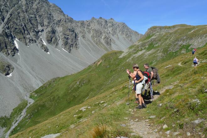 Aufstieg zur Neuen Reichenberger Hütte