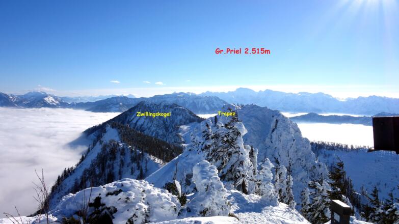 Südblick vom Steineck 1418m