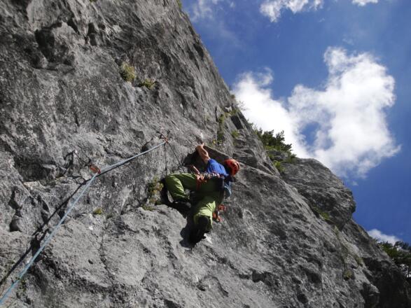 In der 4. Seillänge