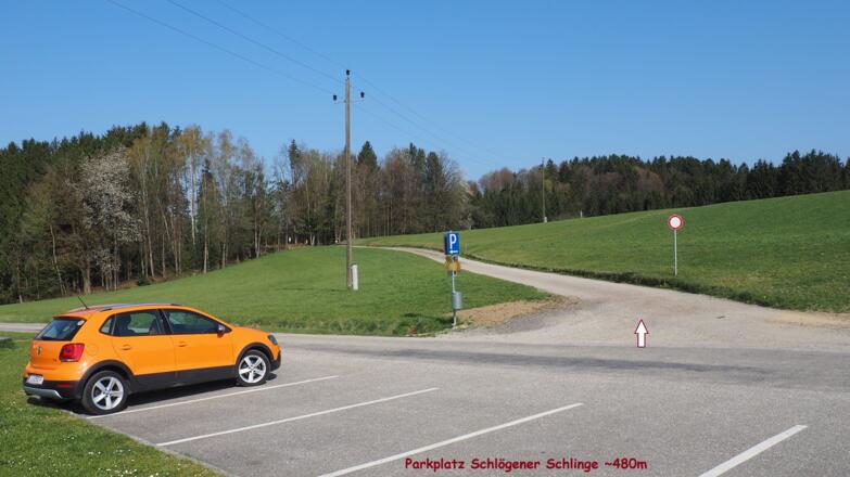 Parkplatz Schlögenleiten ~480m
