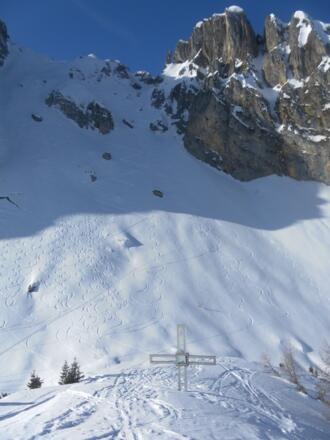 Höllwand Nordkar vom Schoberrücken